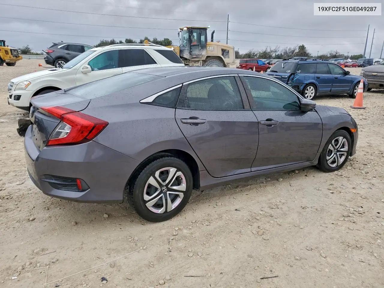 19XFC2F51GE049287 2016 Honda Civic Lx
