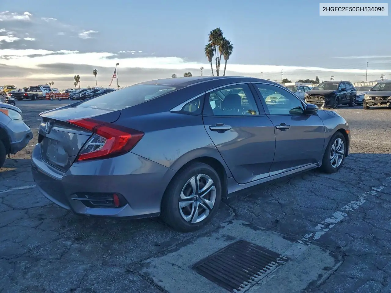 2HGFC2F50GH536096 2016 Honda Civic Lx