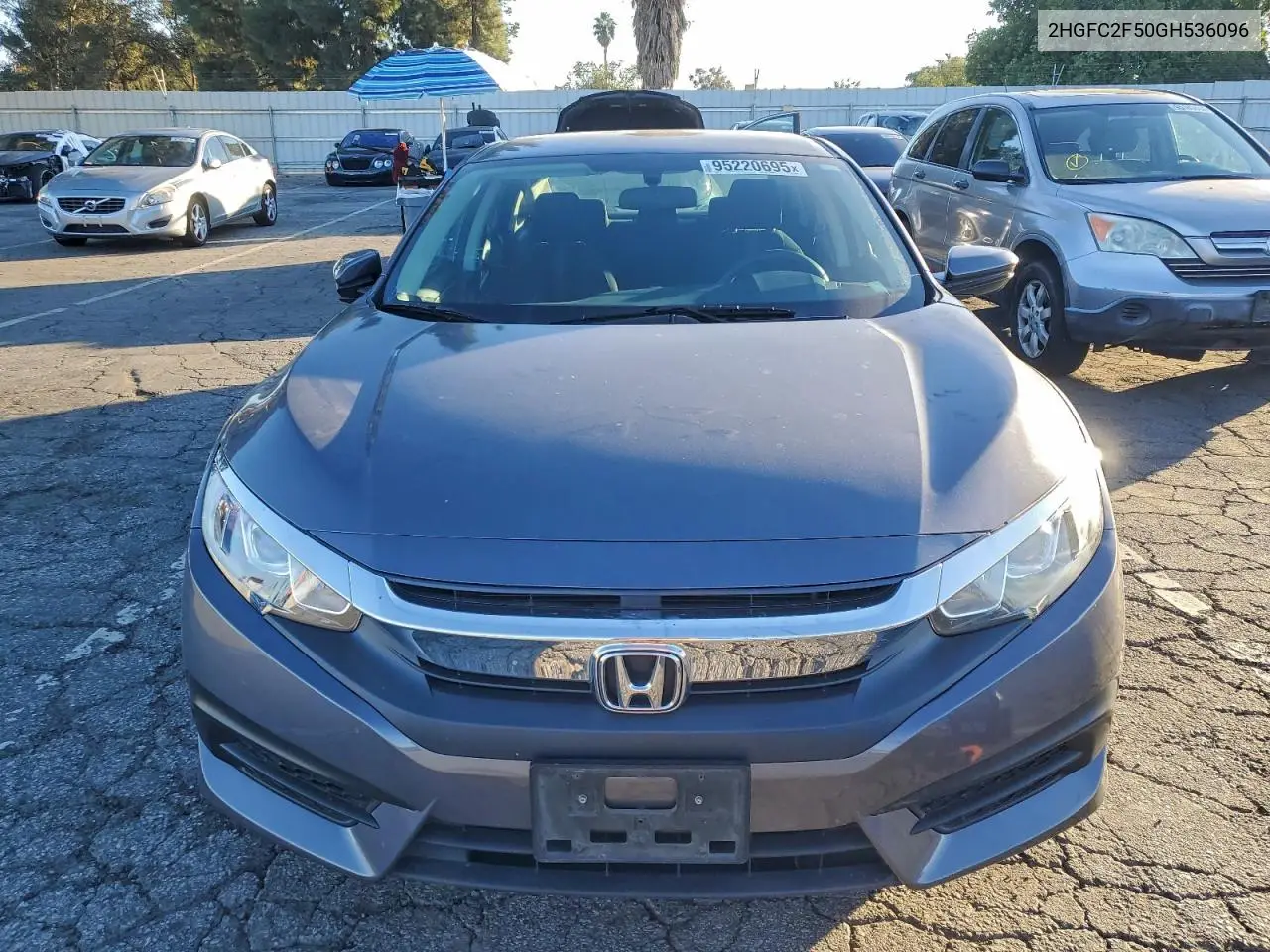 2HGFC2F50GH536096 2016 Honda Civic Lx