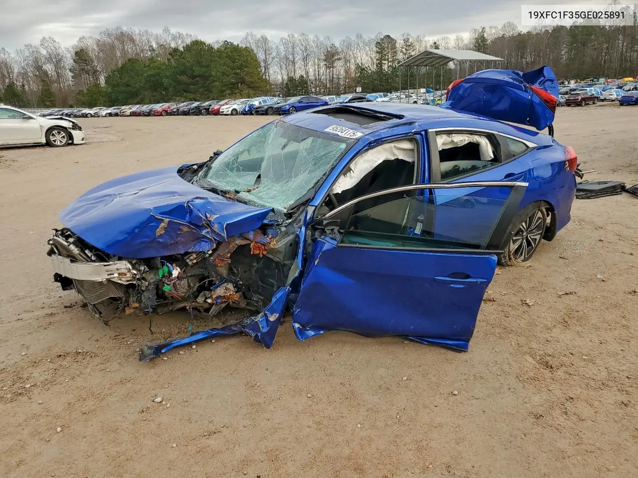 19XFC1F35GE025891 2016 Honda Civic Ex