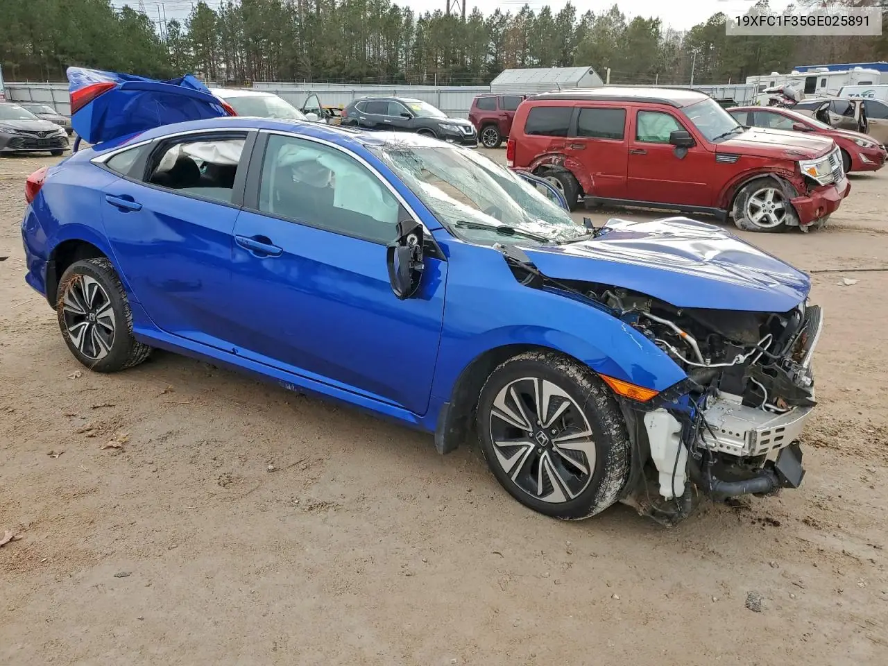 19XFC1F35GE025891 2016 Honda Civic Ex