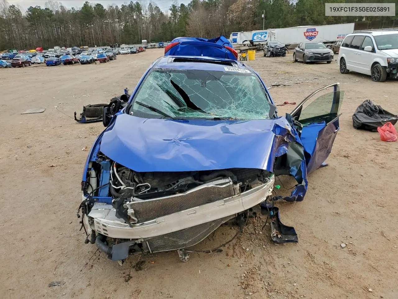 19XFC1F35GE025891 2016 Honda Civic Ex