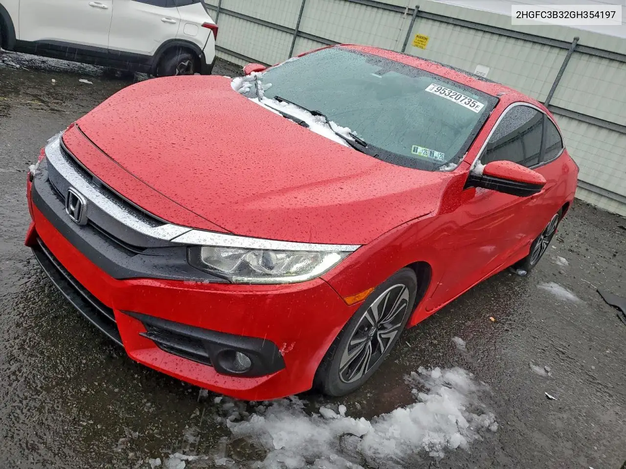2HGFC3B32GH354197 2016 Honda Civic Ex