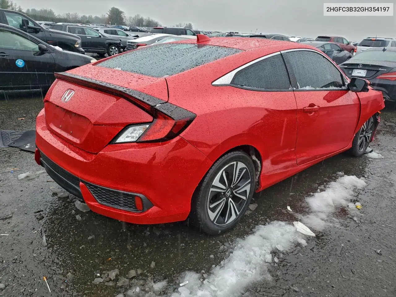 2HGFC3B32GH354197 2016 Honda Civic Ex