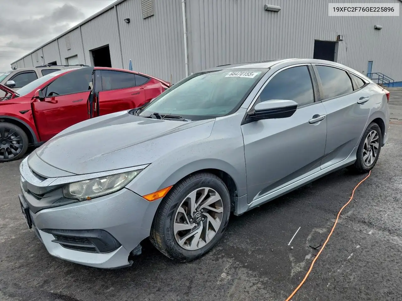 19XFC2F76GE225896 2016 Honda Civic Ex