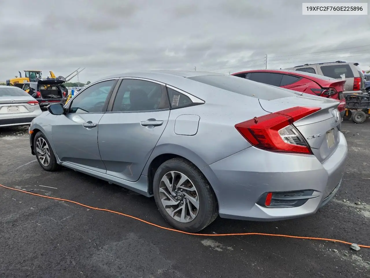 19XFC2F76GE225896 2016 Honda Civic Ex
