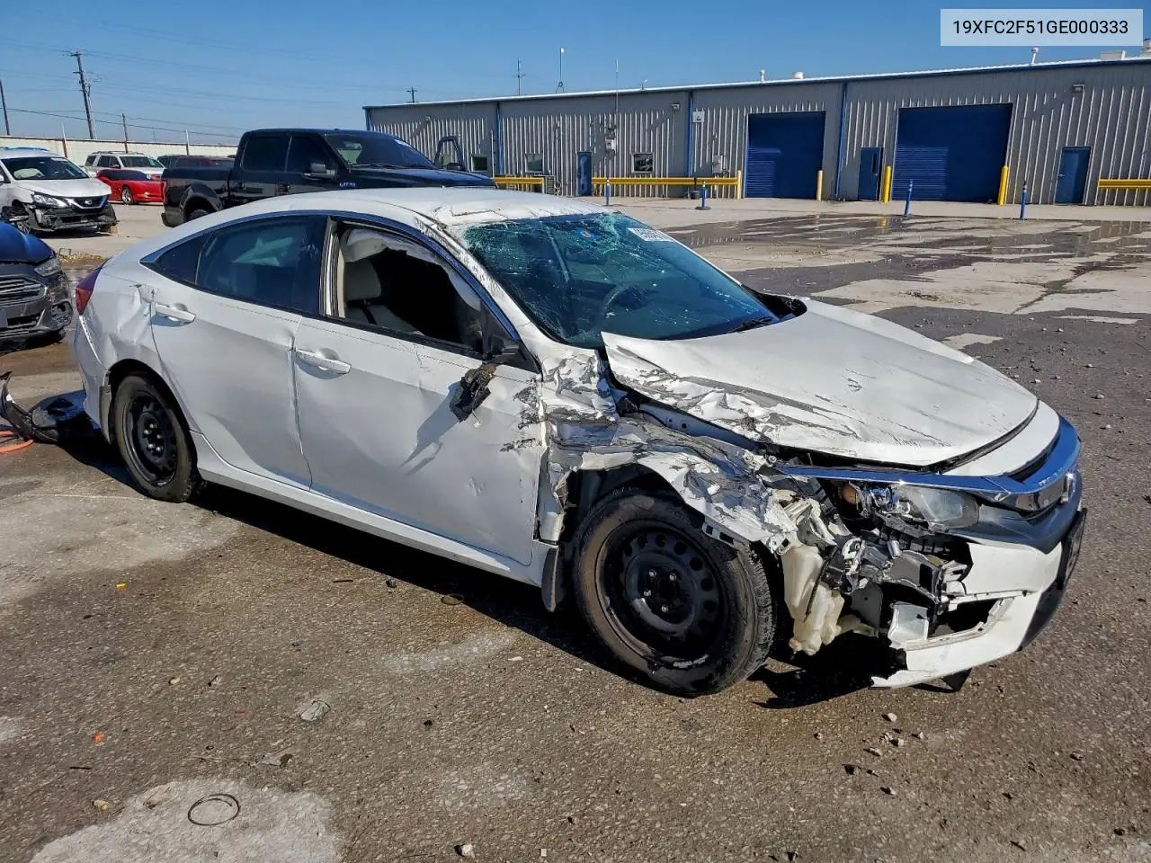 19XFC2F51GE000333 2016 Honda Civic Lx