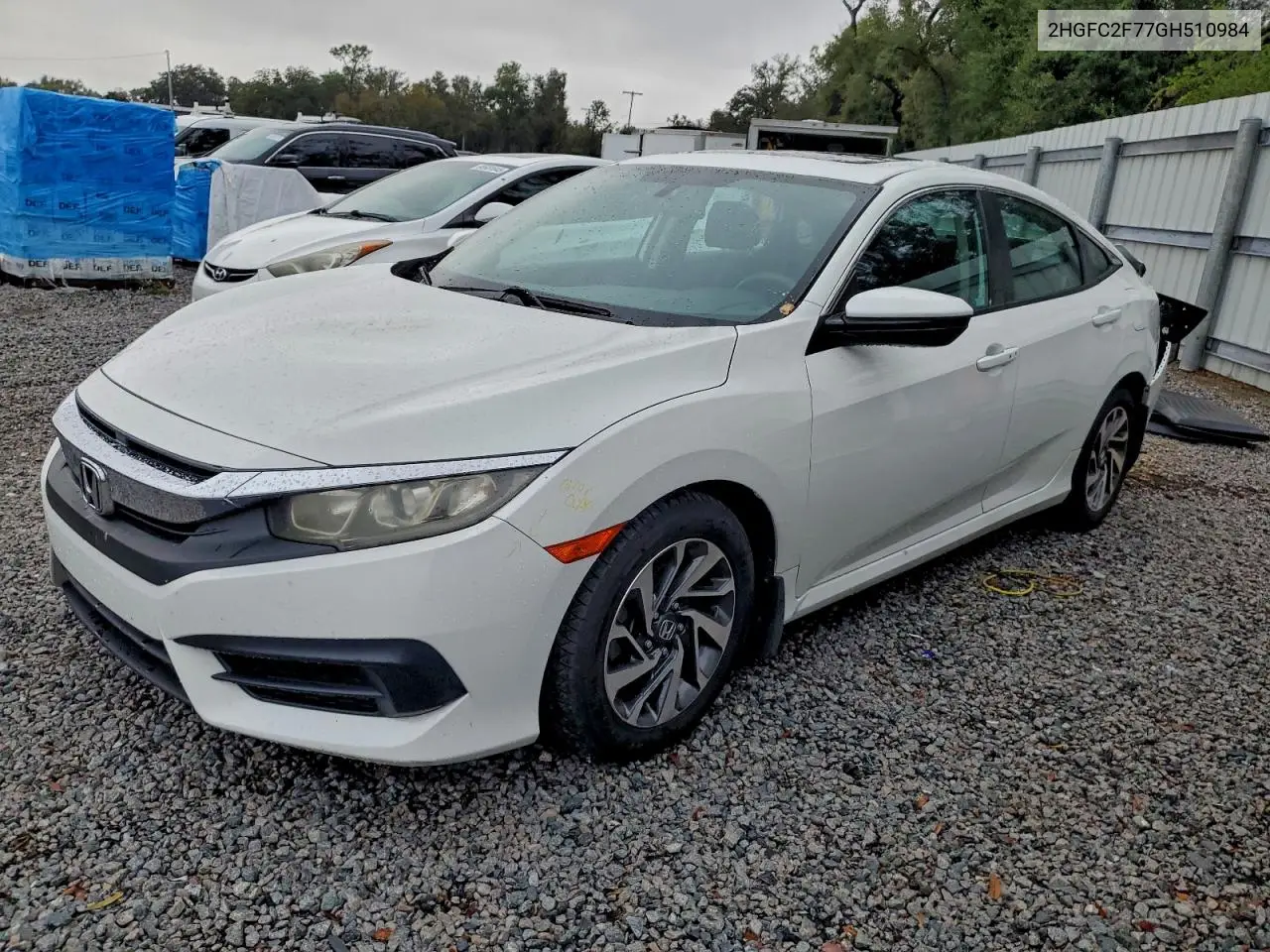 2HGFC2F77GH510984 2016 Honda Civic Ex