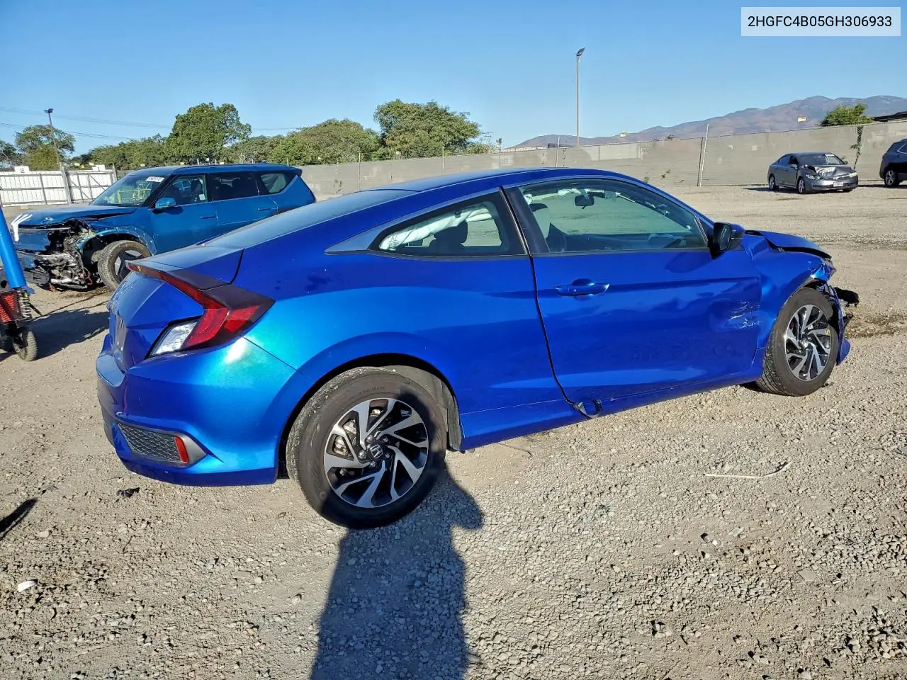 2HGFC4B05GH306933 2016 Honda Civic Lx
