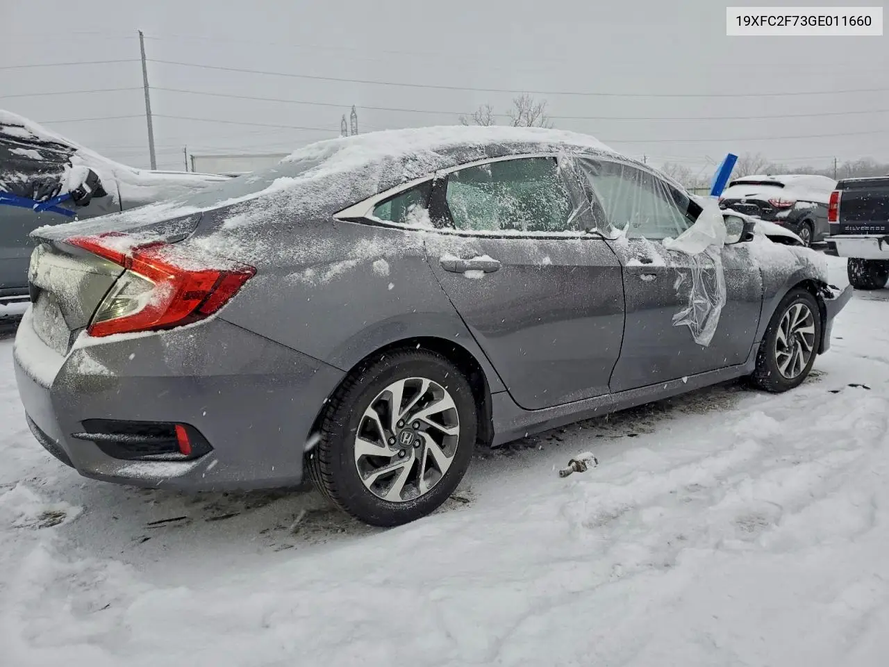 19XFC2F73GE011660 2016 Honda Civic Ex