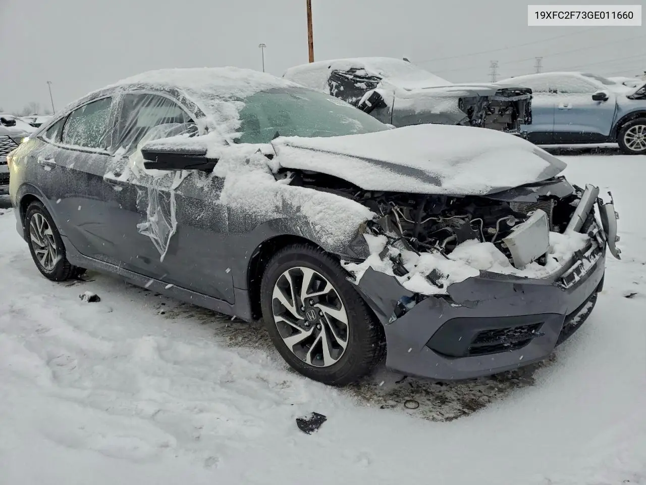 19XFC2F73GE011660 2016 Honda Civic Ex