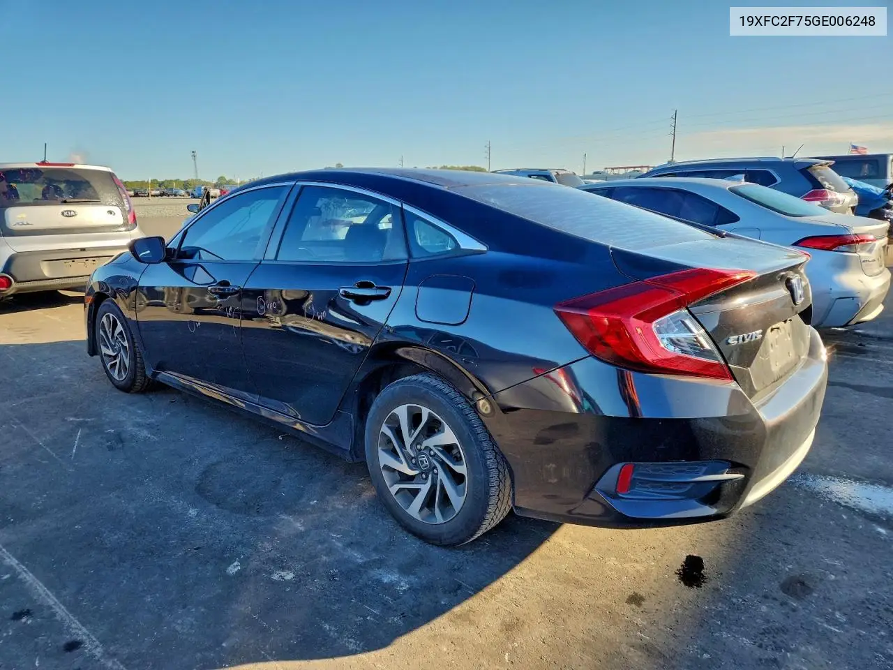 19XFC2F75GE006248 2016 Honda Civic Ex