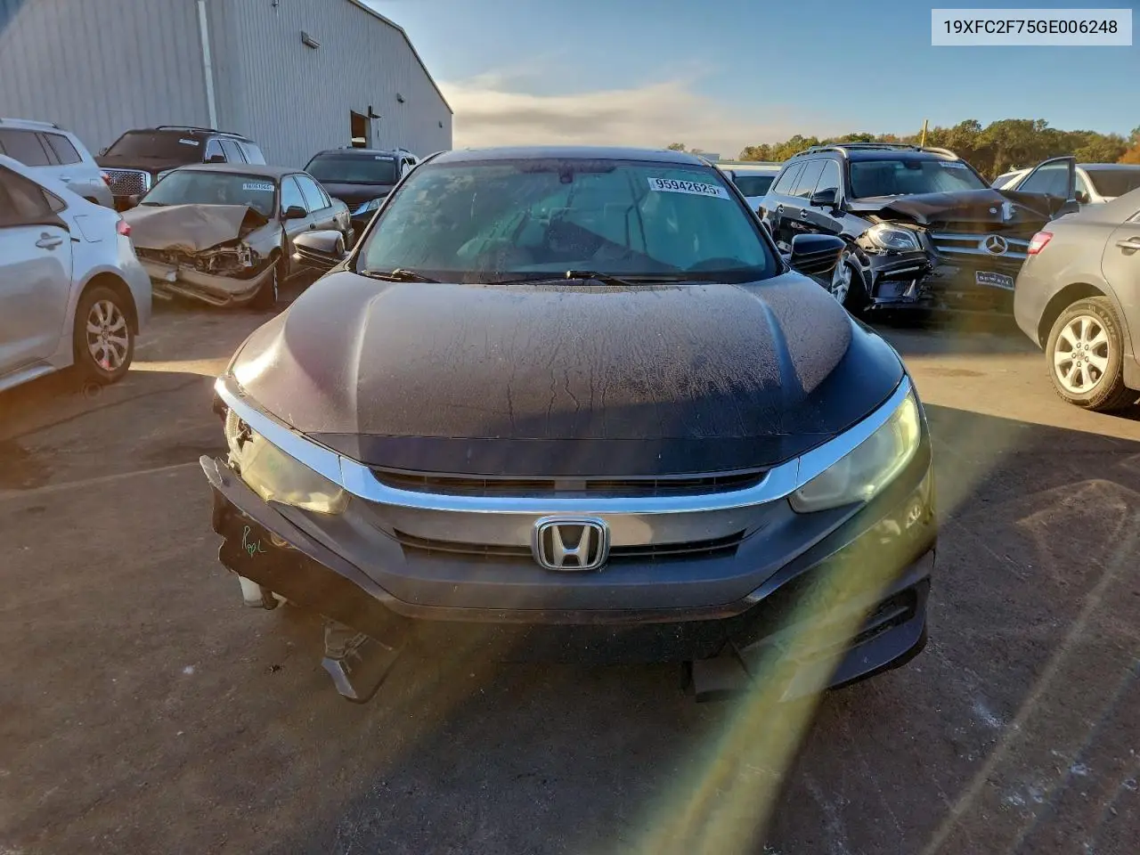 19XFC2F75GE006248 2016 Honda Civic Ex