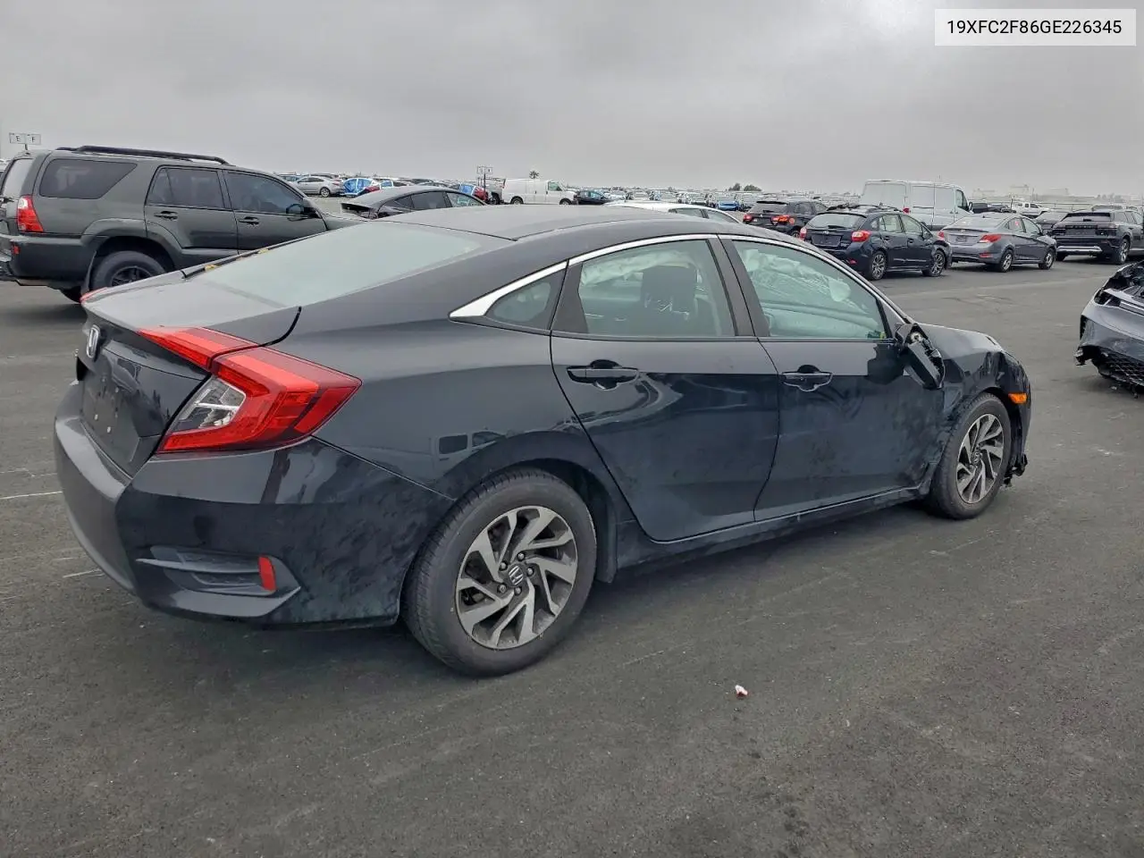 19XFC2F86GE226345 2016 Honda Civic Ex