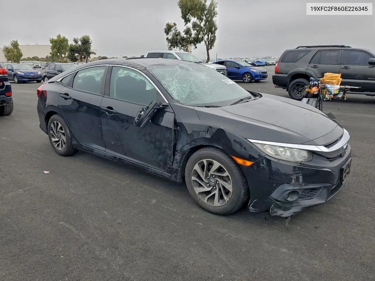 19XFC2F86GE226345 2016 Honda Civic Ex