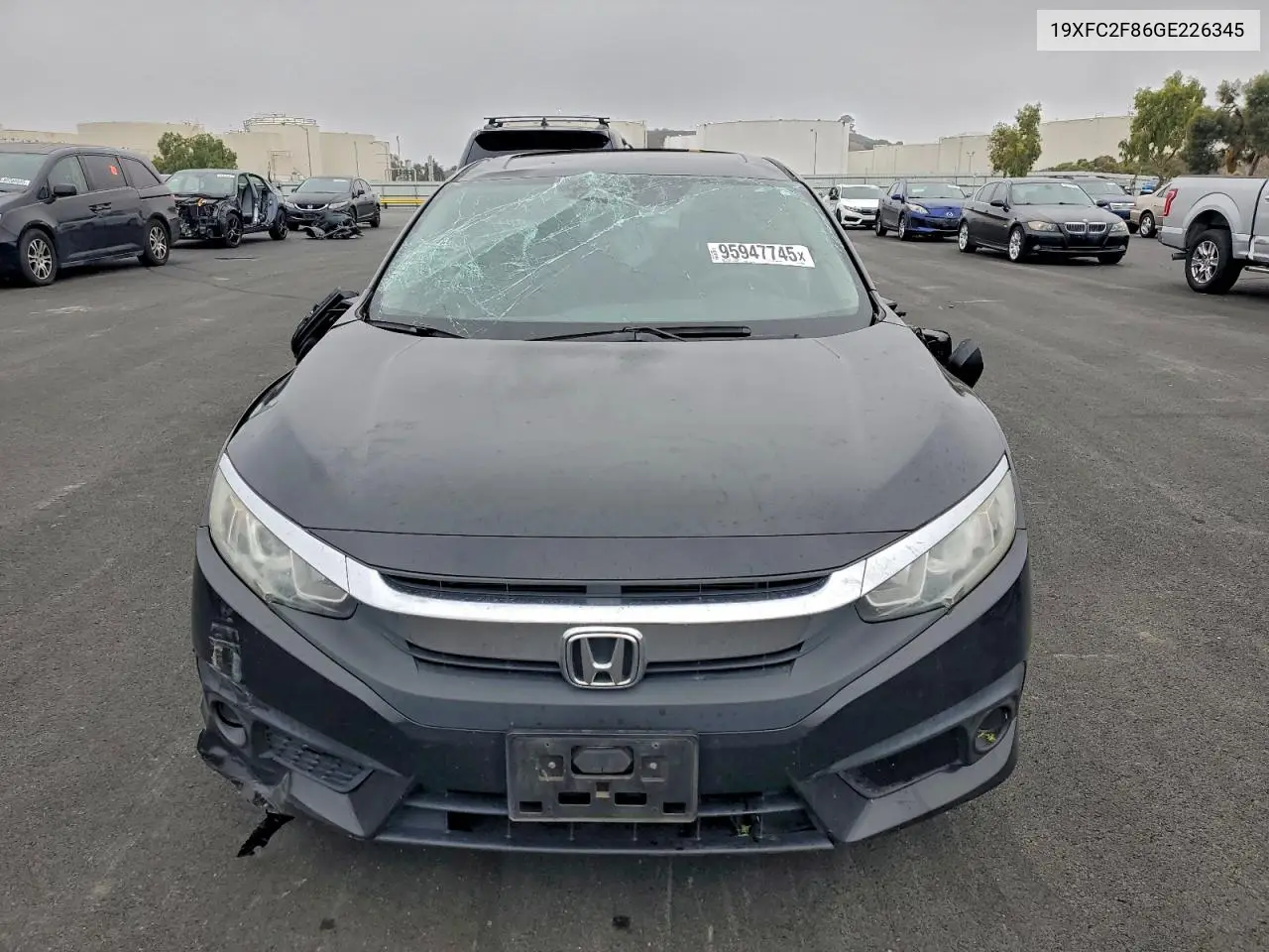 19XFC2F86GE226345 2016 Honda Civic Ex