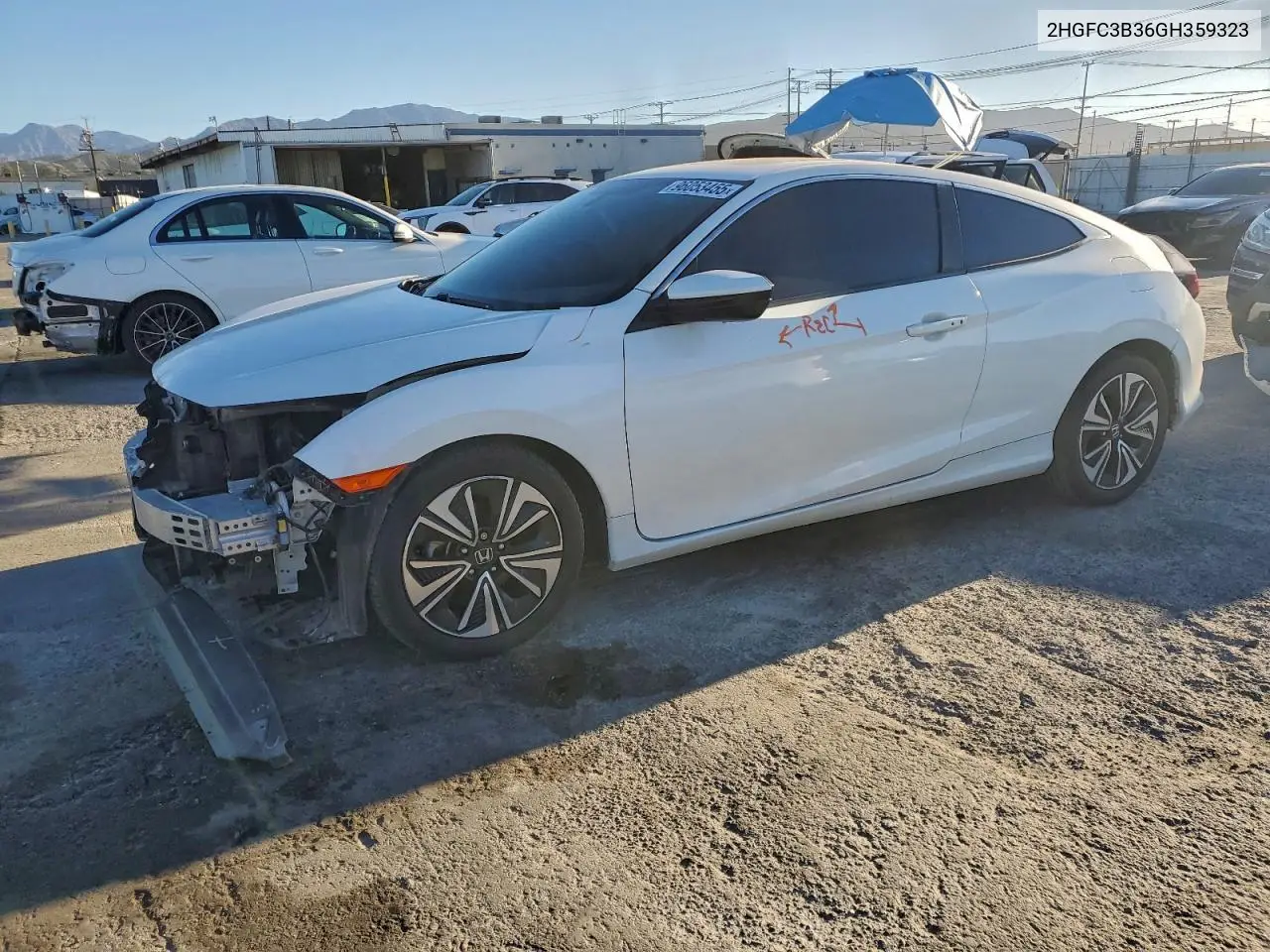 2HGFC3B36GH359323 2016 Honda Civic Ex