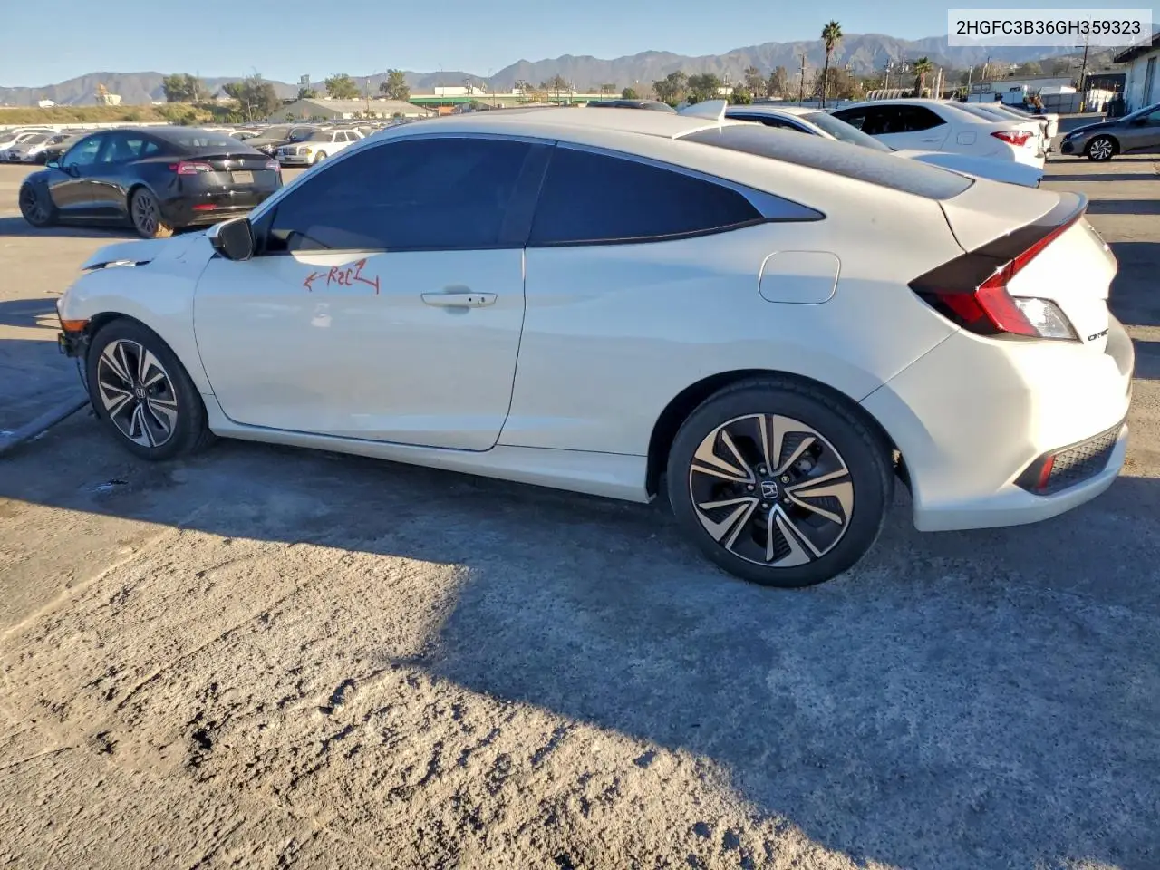 2HGFC3B36GH359323 2016 Honda Civic Ex