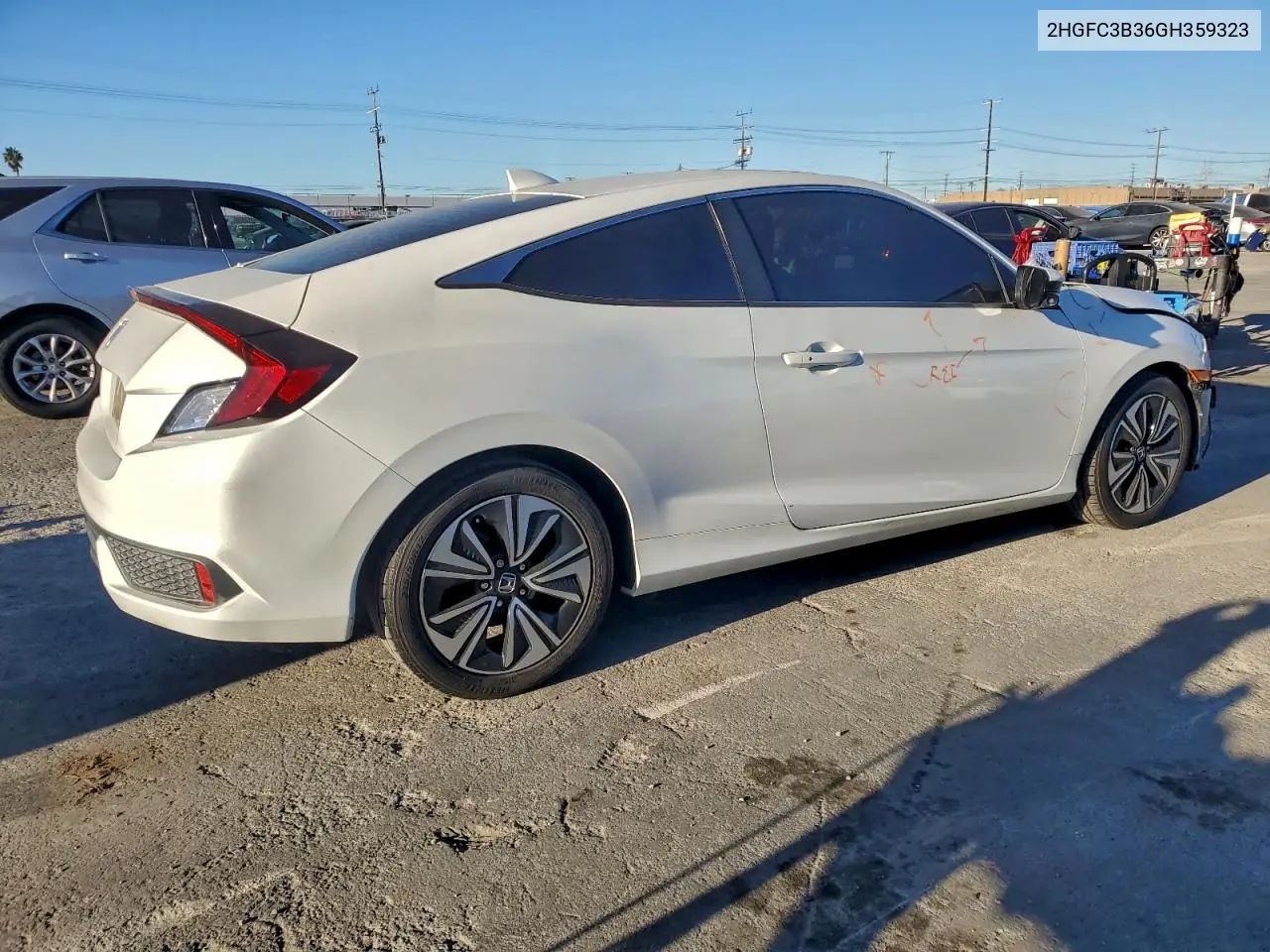 2HGFC3B36GH359323 2016 Honda Civic Ex
