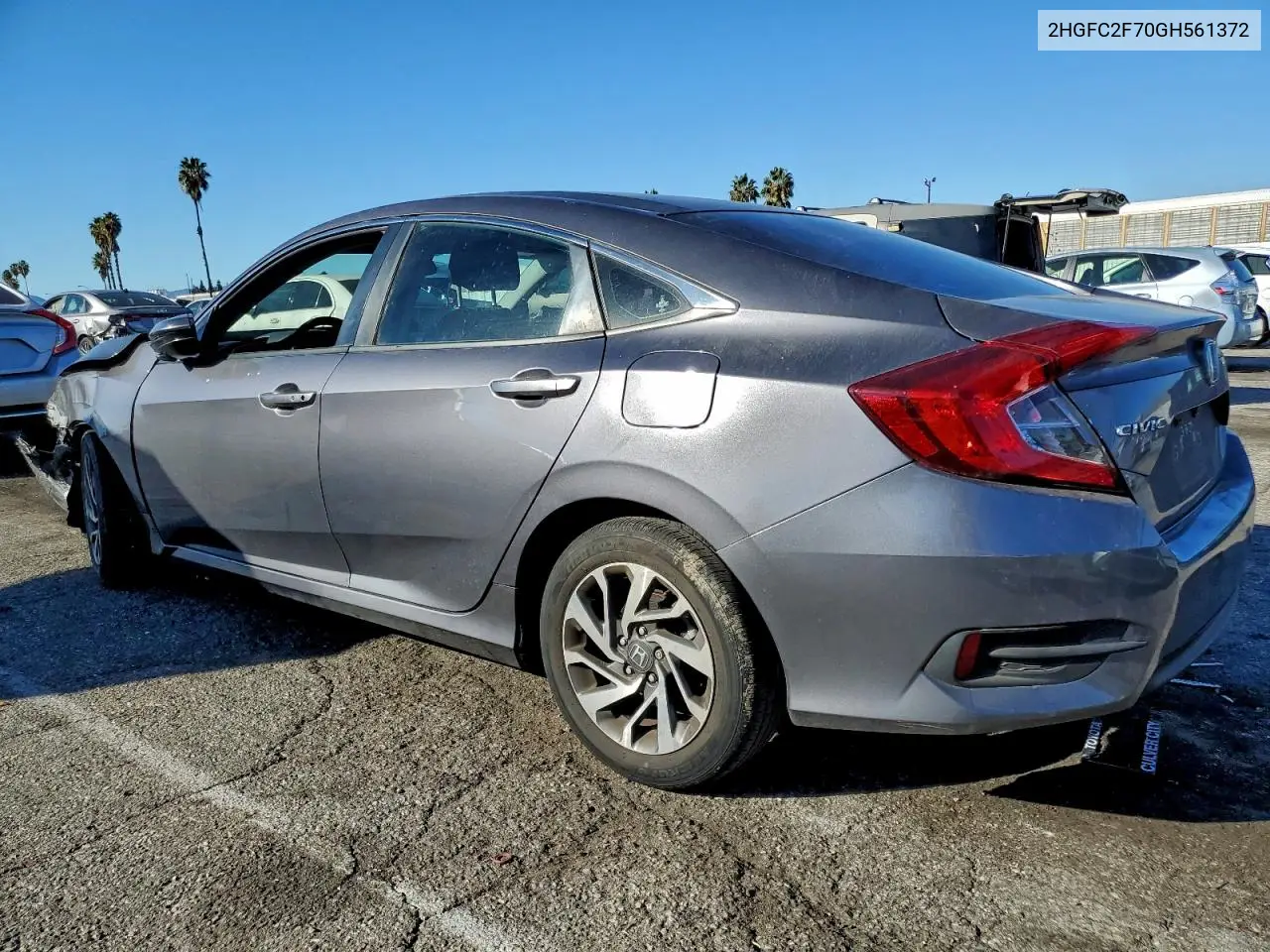 2HGFC2F70GH561372 2016 Honda Civic Ex
