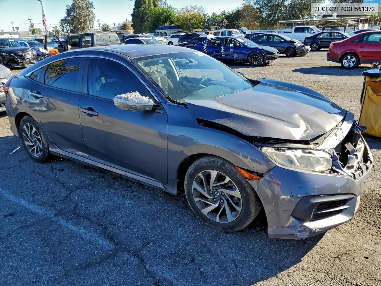 2HGFC2F70GH561372 2016 Honda Civic Ex
