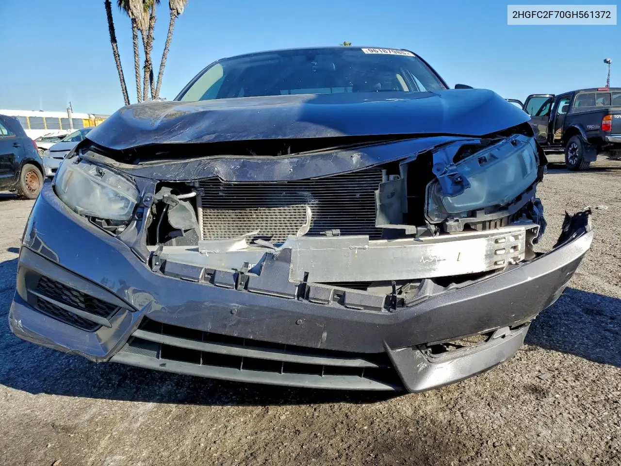 2HGFC2F70GH561372 2016 Honda Civic Ex