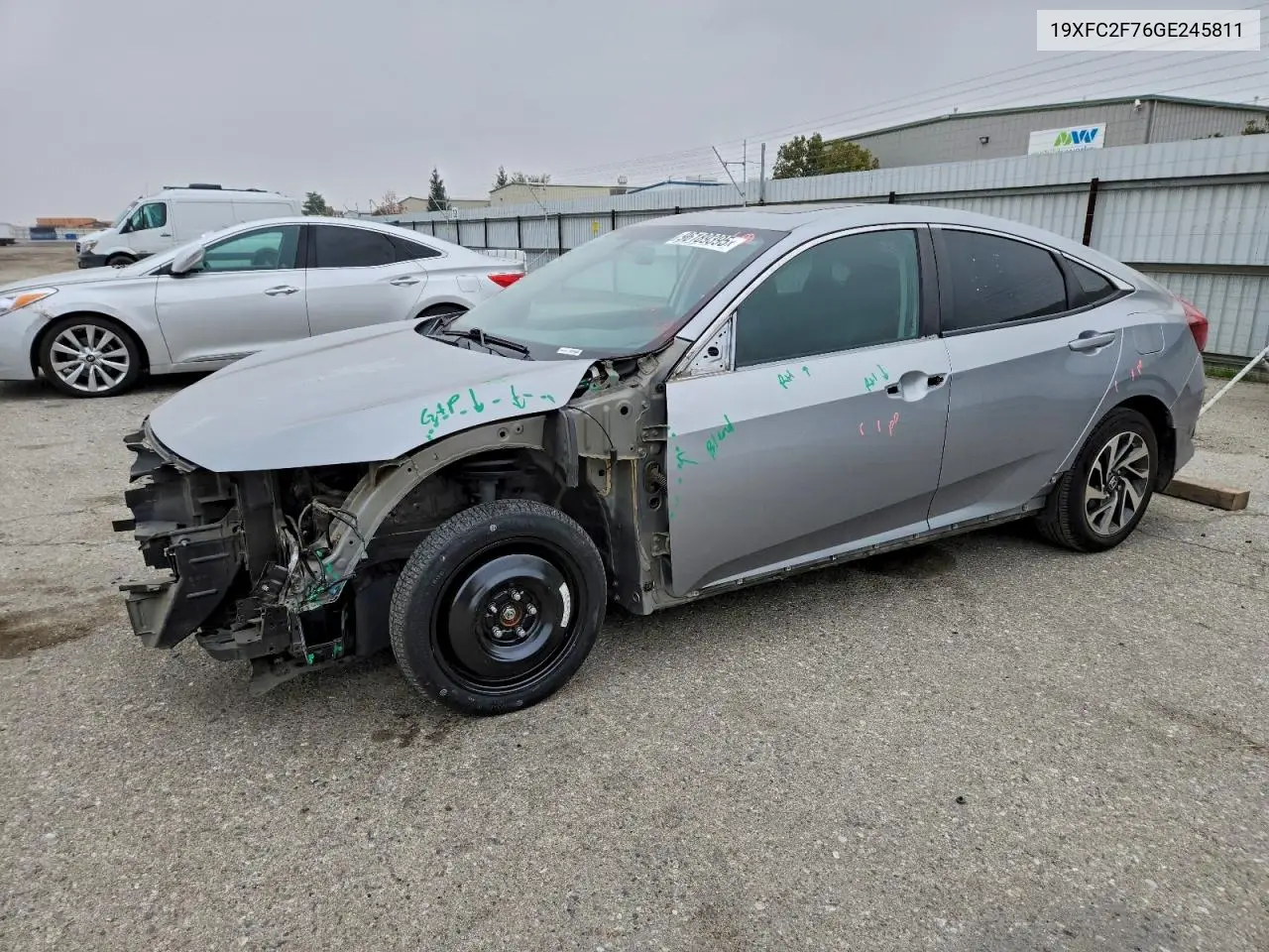 19XFC2F76GE245811 2016 Honda Civic Ex