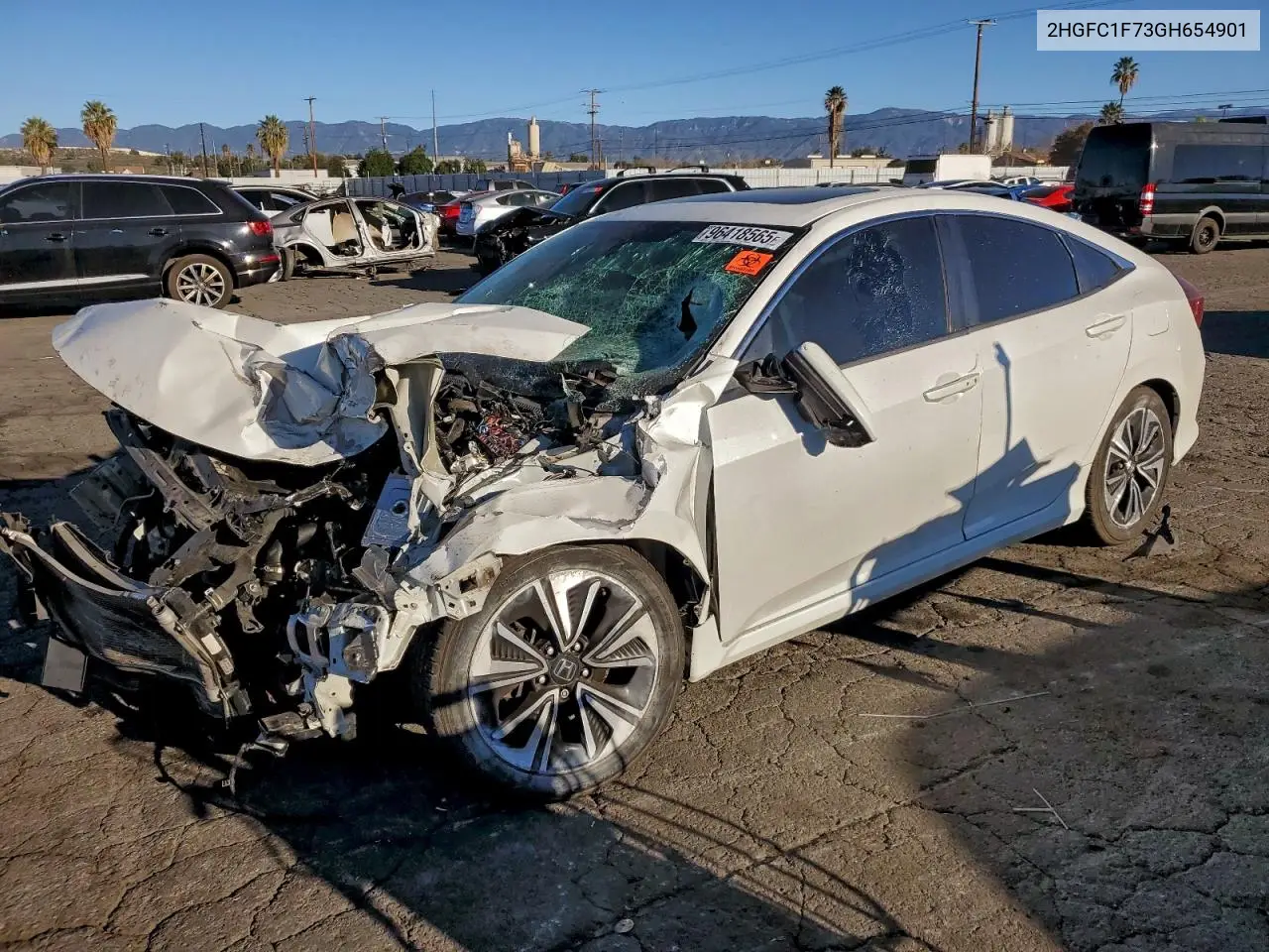 2HGFC1F73GH654901 2016 Honda Civic Exl