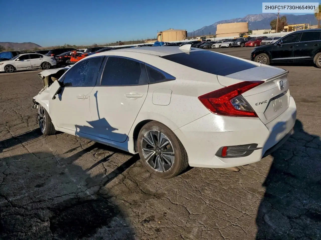 2HGFC1F73GH654901 2016 Honda Civic Exl