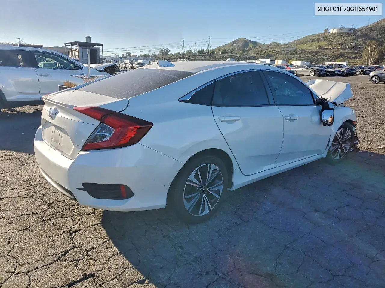 2HGFC1F73GH654901 2016 Honda Civic Exl