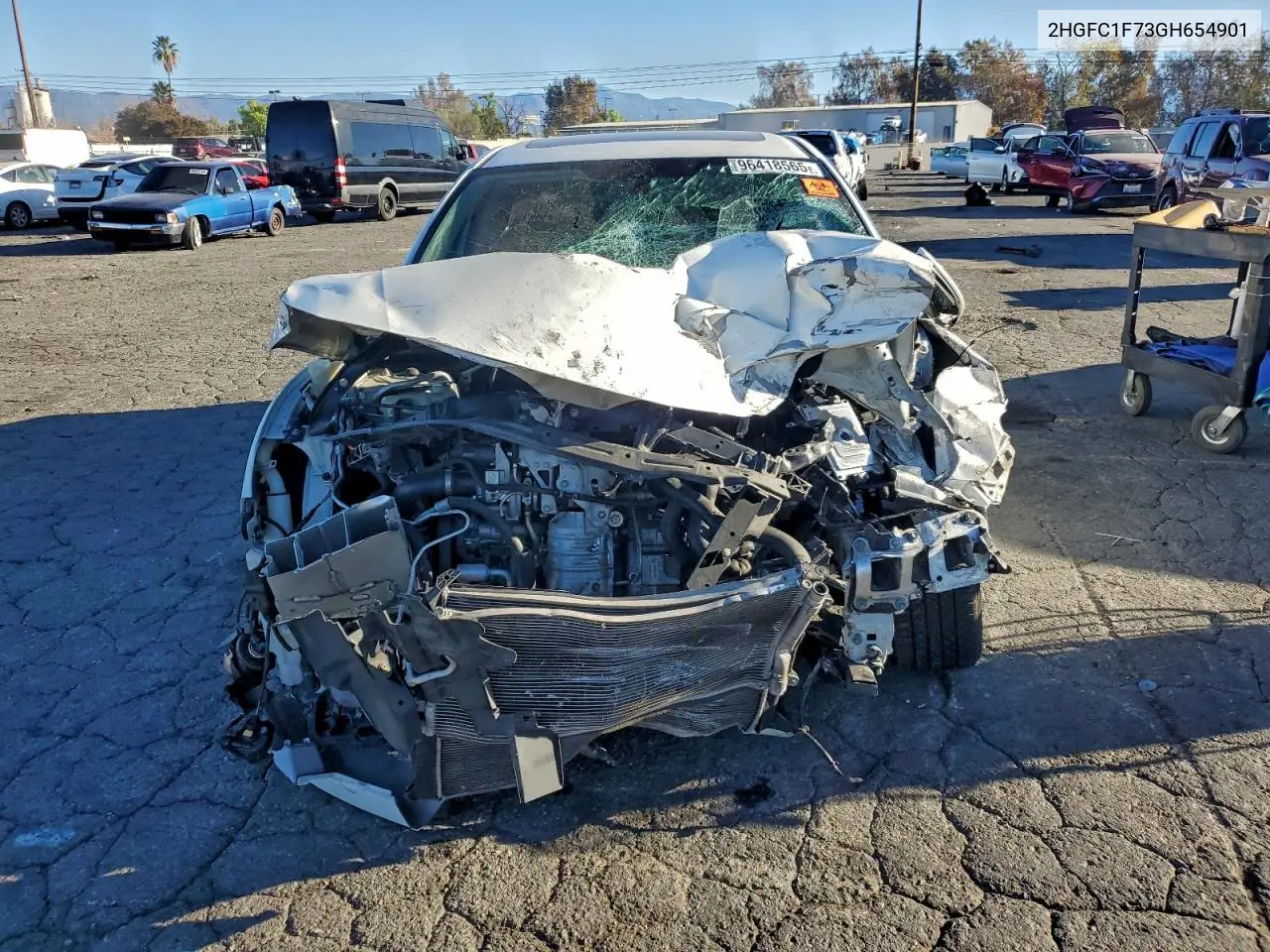 2HGFC1F73GH654901 2016 Honda Civic Exl