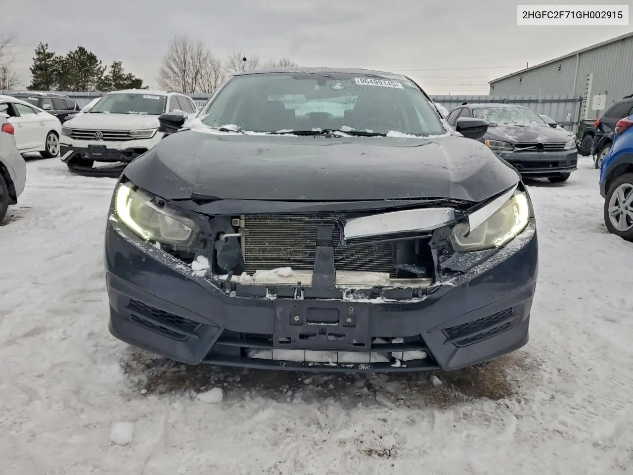 2HGFC2F71GH002915 2016 Honda Civic Ex