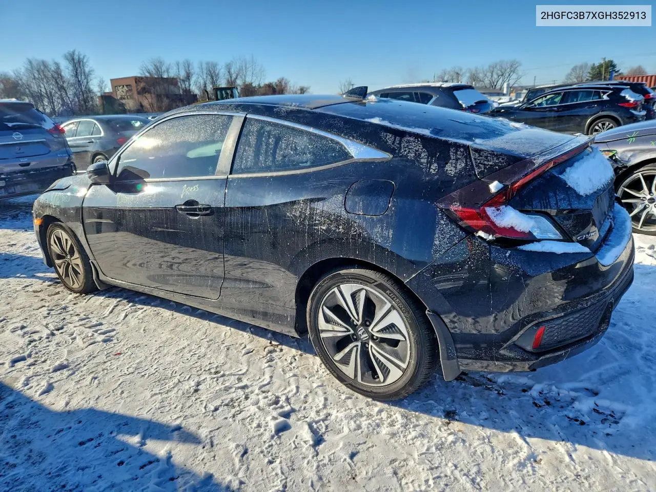 2HGFC3B7XGH352913 2016 Honda Civic Exl