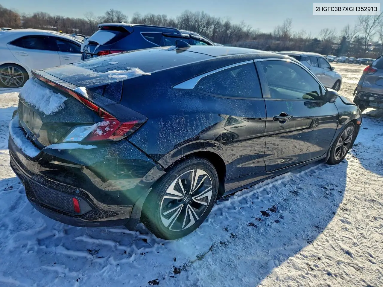 2HGFC3B7XGH352913 2016 Honda Civic Exl