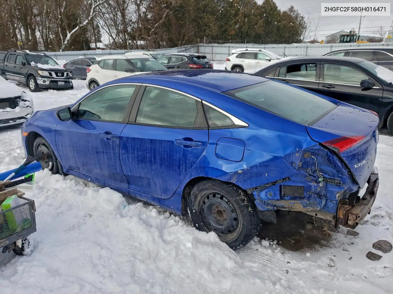2HGFC2F58GH016471 2016 Honda Civic Lx