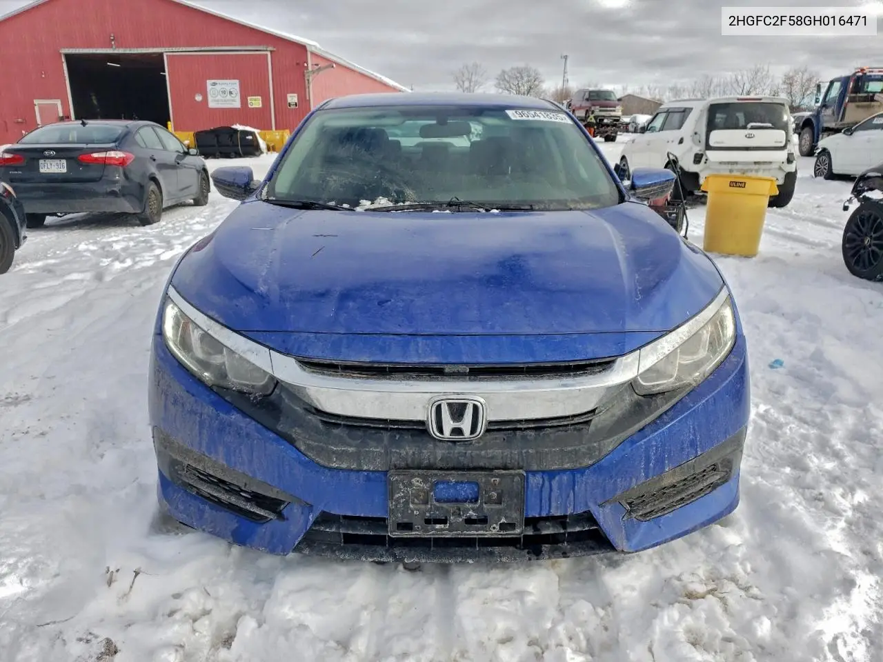 2HGFC2F58GH016471 2016 Honda Civic Lx