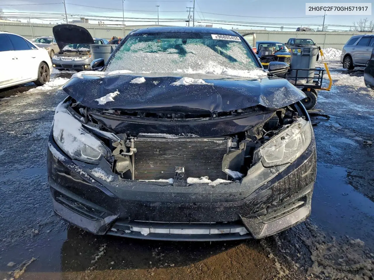2HGFC2F70GH571917 2016 Honda Civic Ex