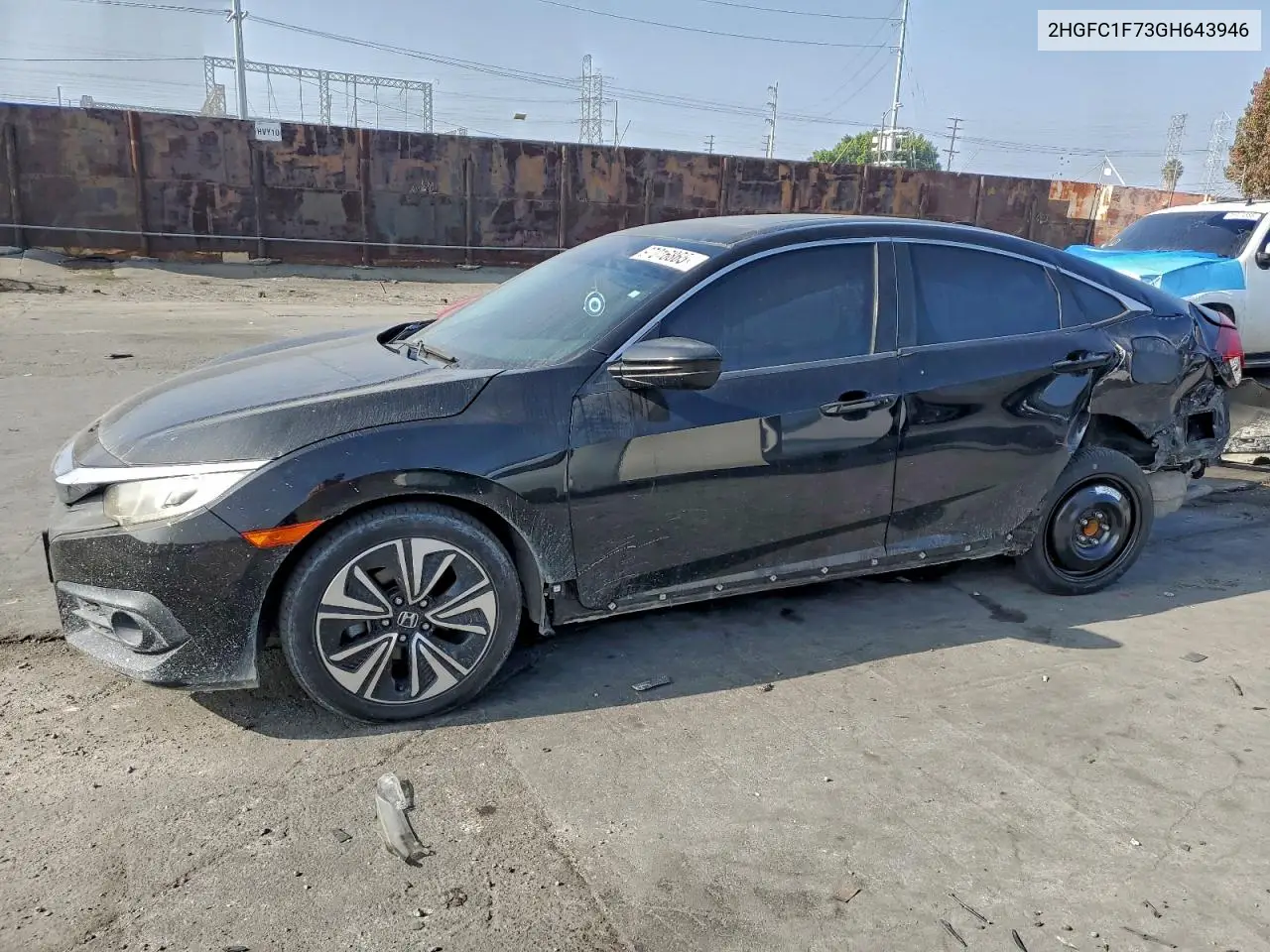 2HGFC1F73GH643946 2016 Honda Civic Exl