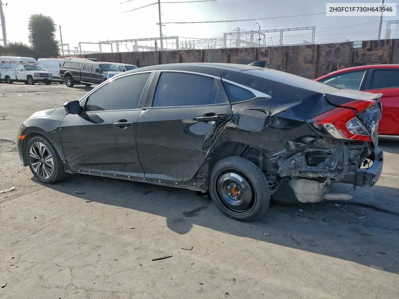 2HGFC1F73GH643946 2016 Honda Civic Exl