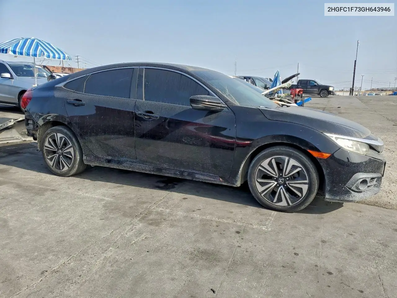 2HGFC1F73GH643946 2016 Honda Civic Exl