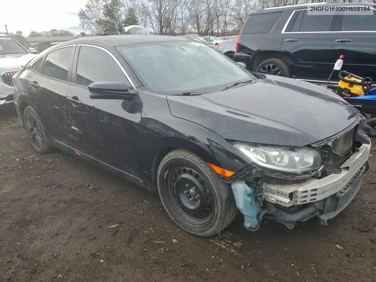 2HGFC1F33GH658184 2016 Honda Civic Ex