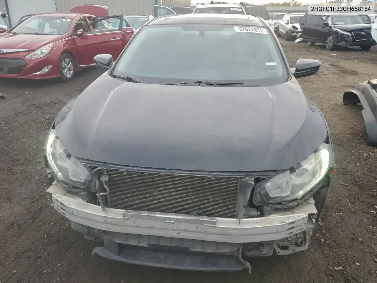 2HGFC1F33GH658184 2016 Honda Civic Ex