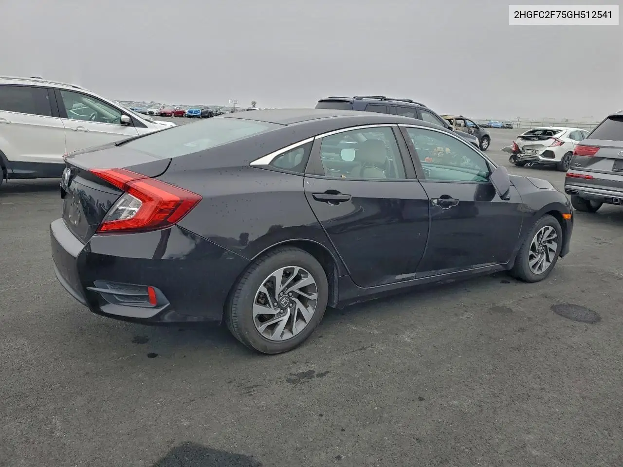 2HGFC2F75GH512541 2016 Honda Civic Ex