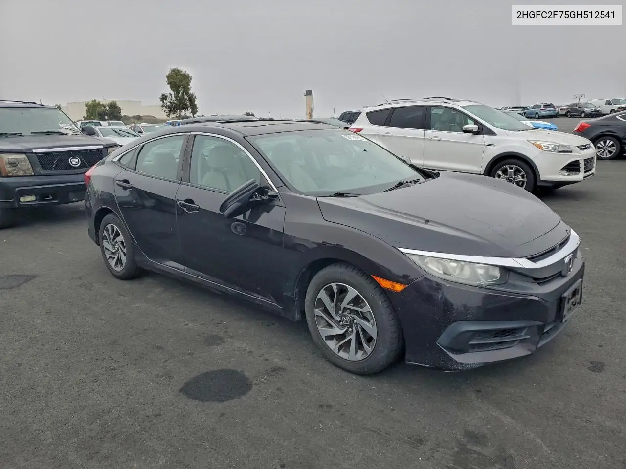 2HGFC2F75GH512541 2016 Honda Civic Ex