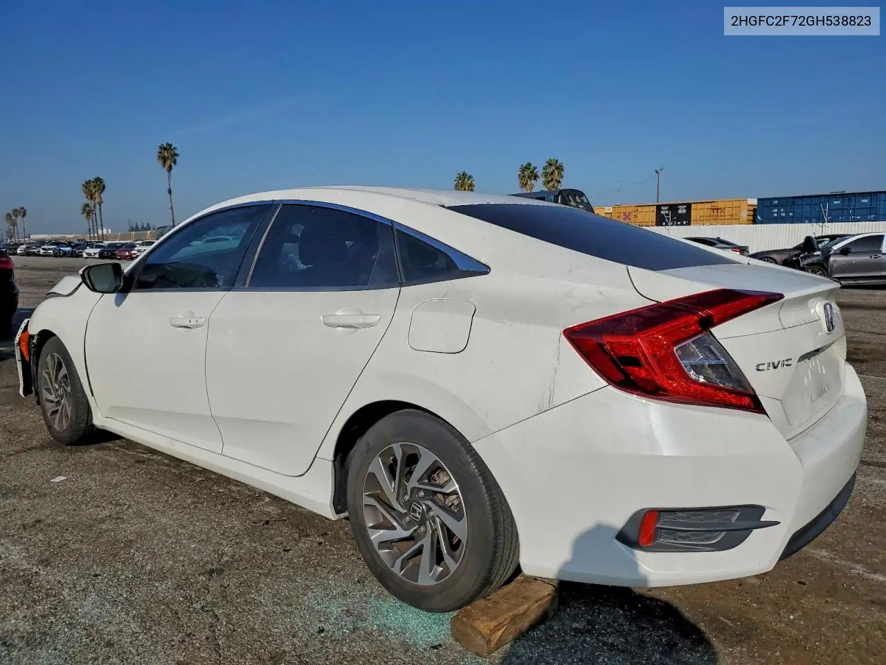 2HGFC2F72GH538823 2016 Honda Civic Ex