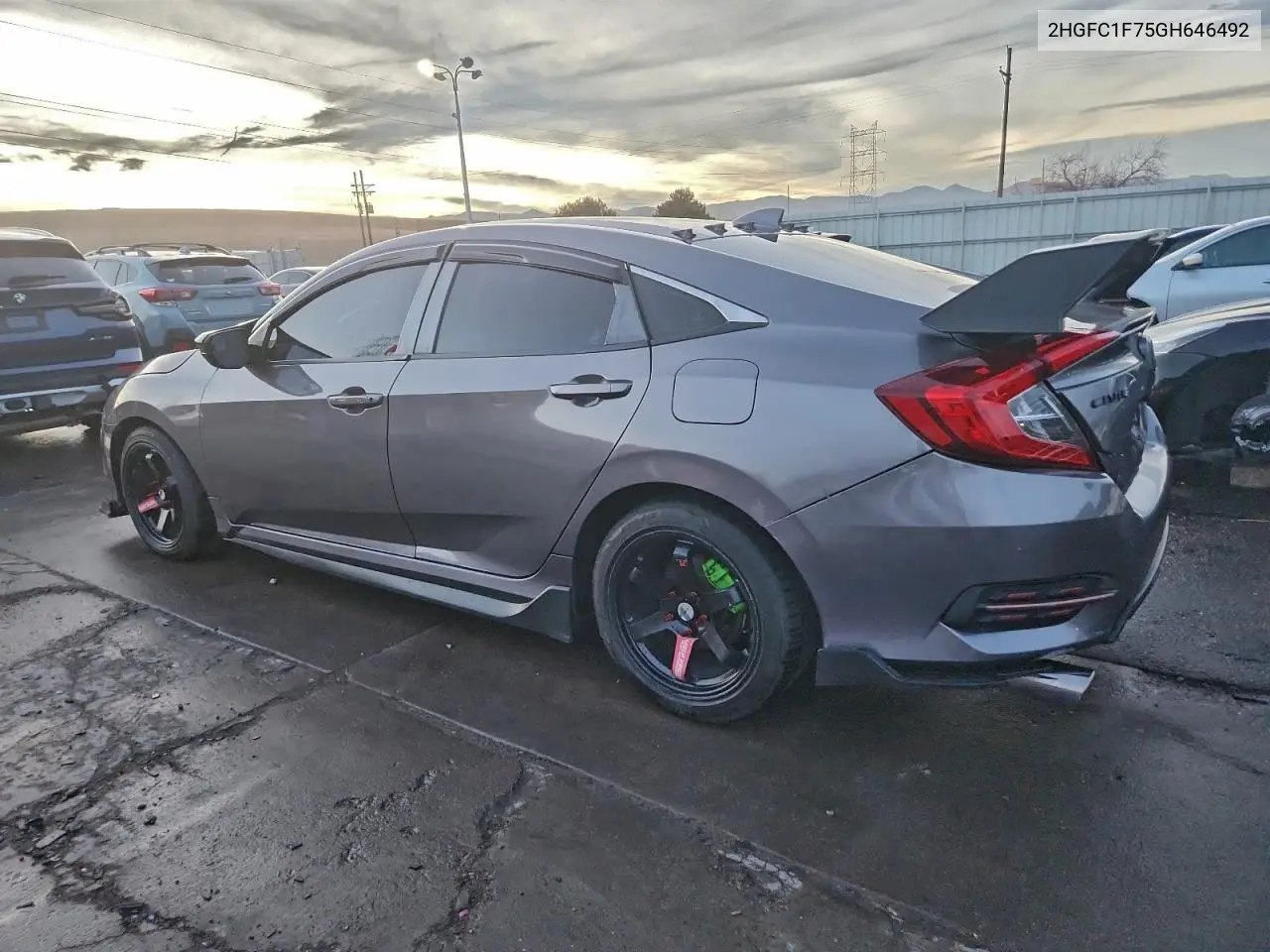 2HGFC1F75GH646492 2016 Honda Civic Exl