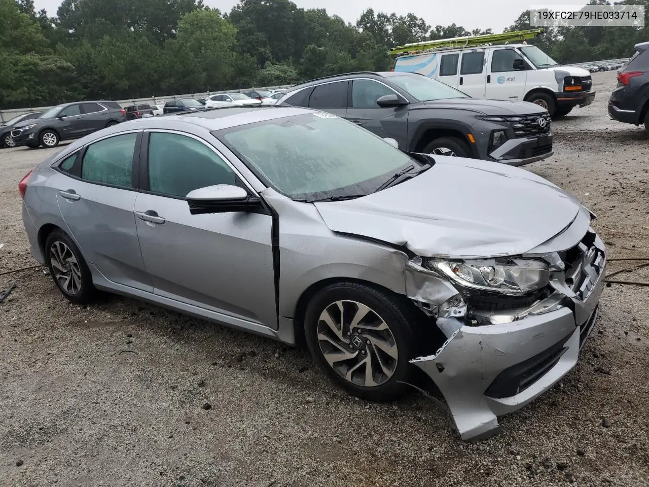 19XFC2F79HE033714 2017 Honda Civic Ex