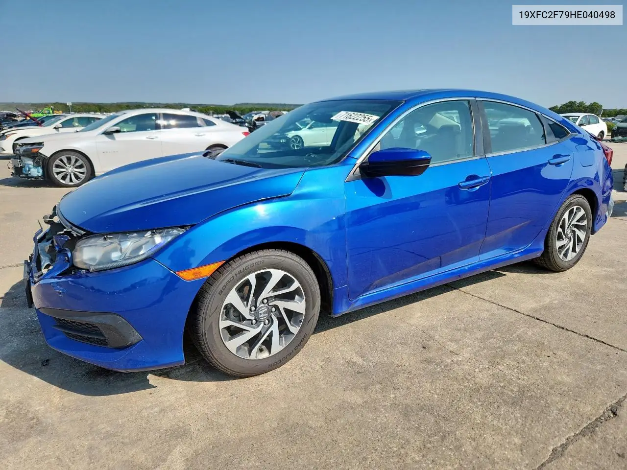 19XFC2F79HE040498 2017 Honda Civic Ex