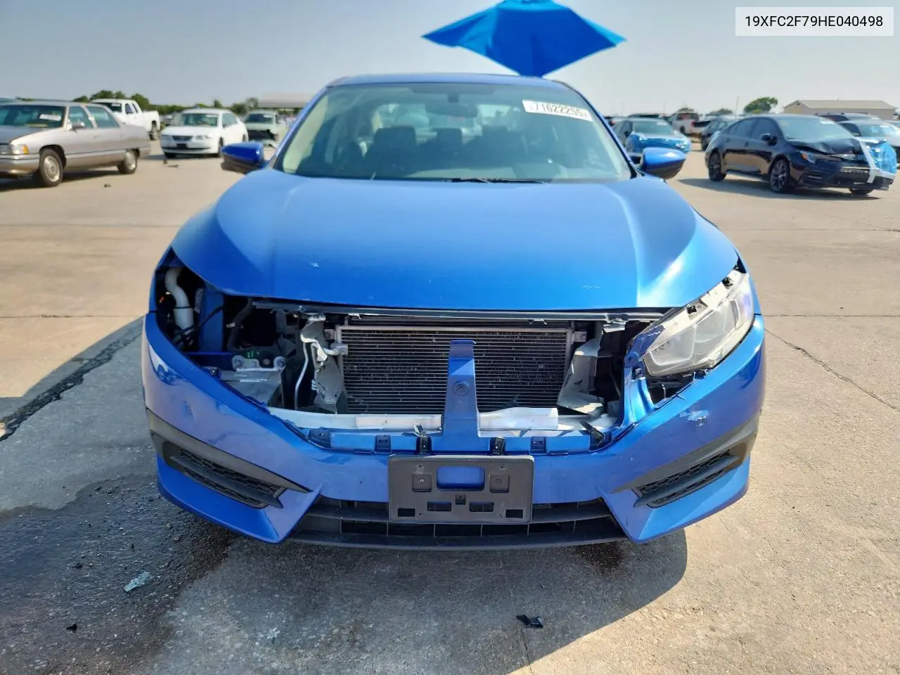 19XFC2F79HE040498 2017 Honda Civic Ex