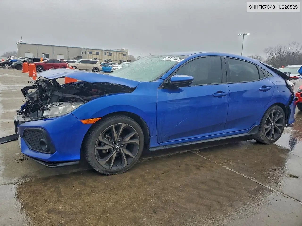 SHHFK7G43HU220525 2017 Honda Civic Sport